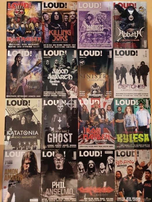 LOUD - revista mensal de rock/metal como novas