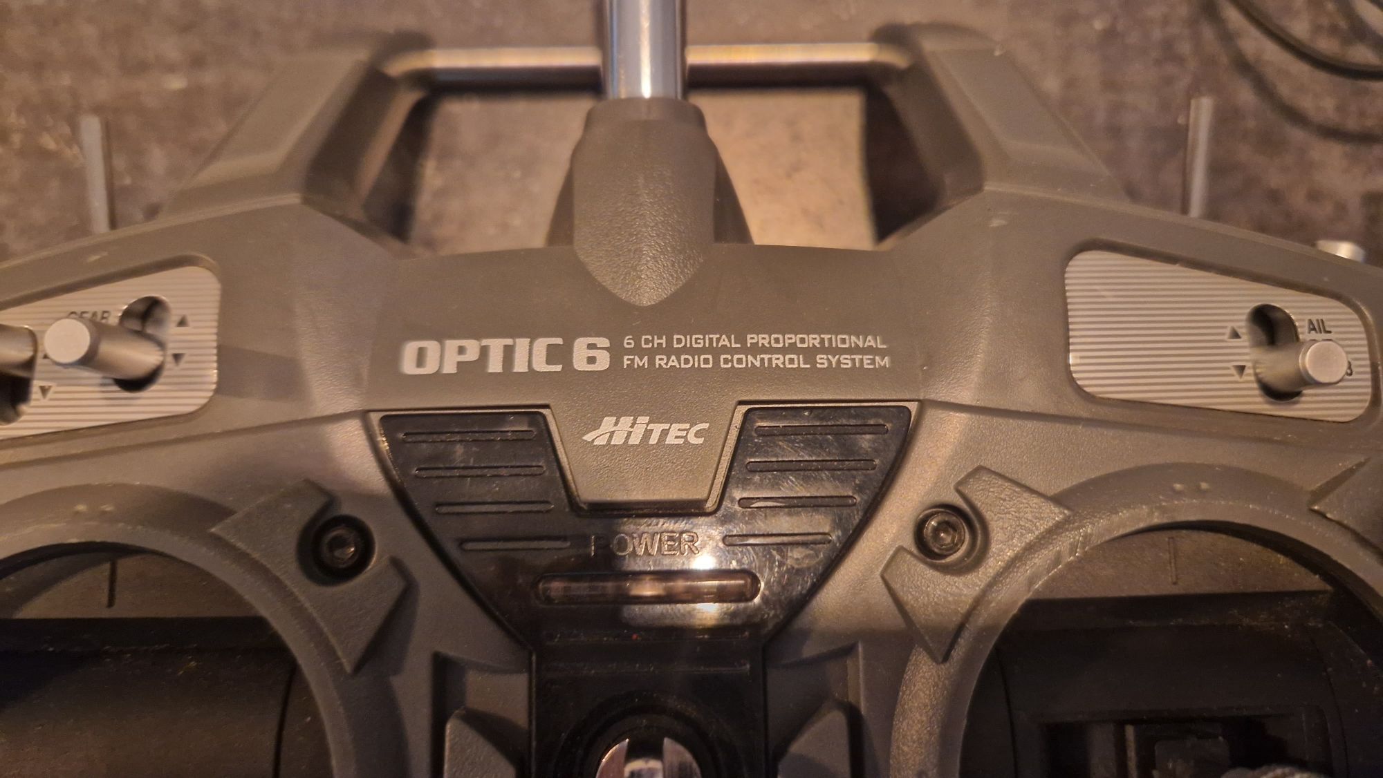 Nadajnik zdalnego sterowania Aparatura Hitec Optic 6