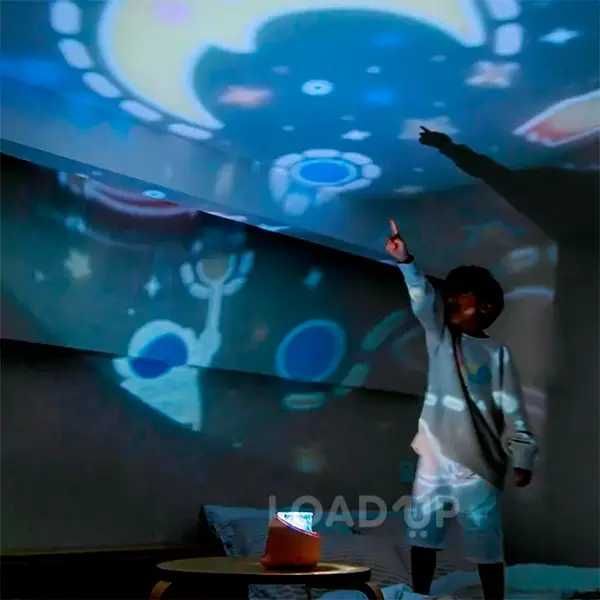 Детский ночник проектор Динозаврик Bright Sky ‌розовый и голубой