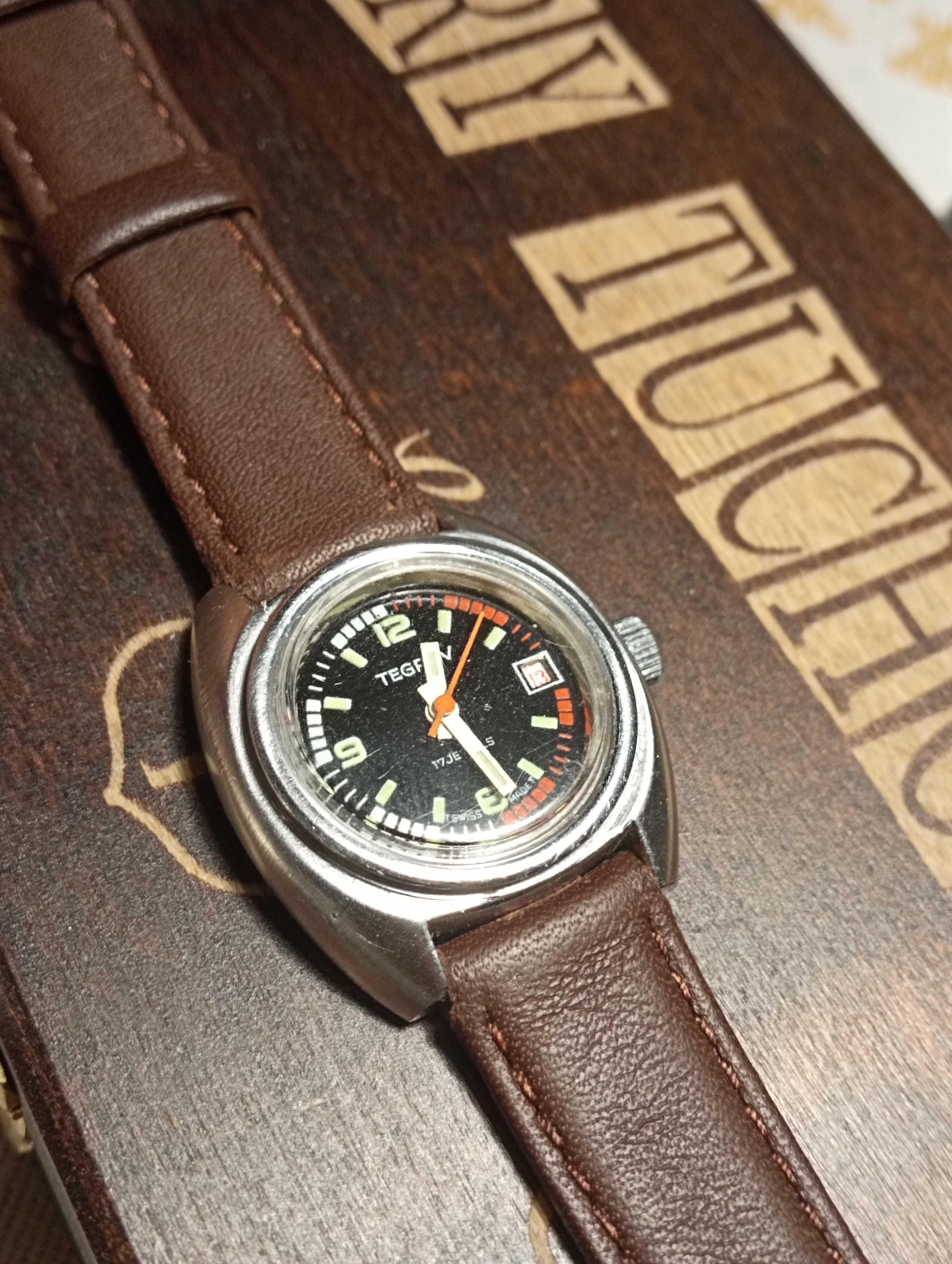 Swiss Made TEGROV lata 70 te , Delbana nie