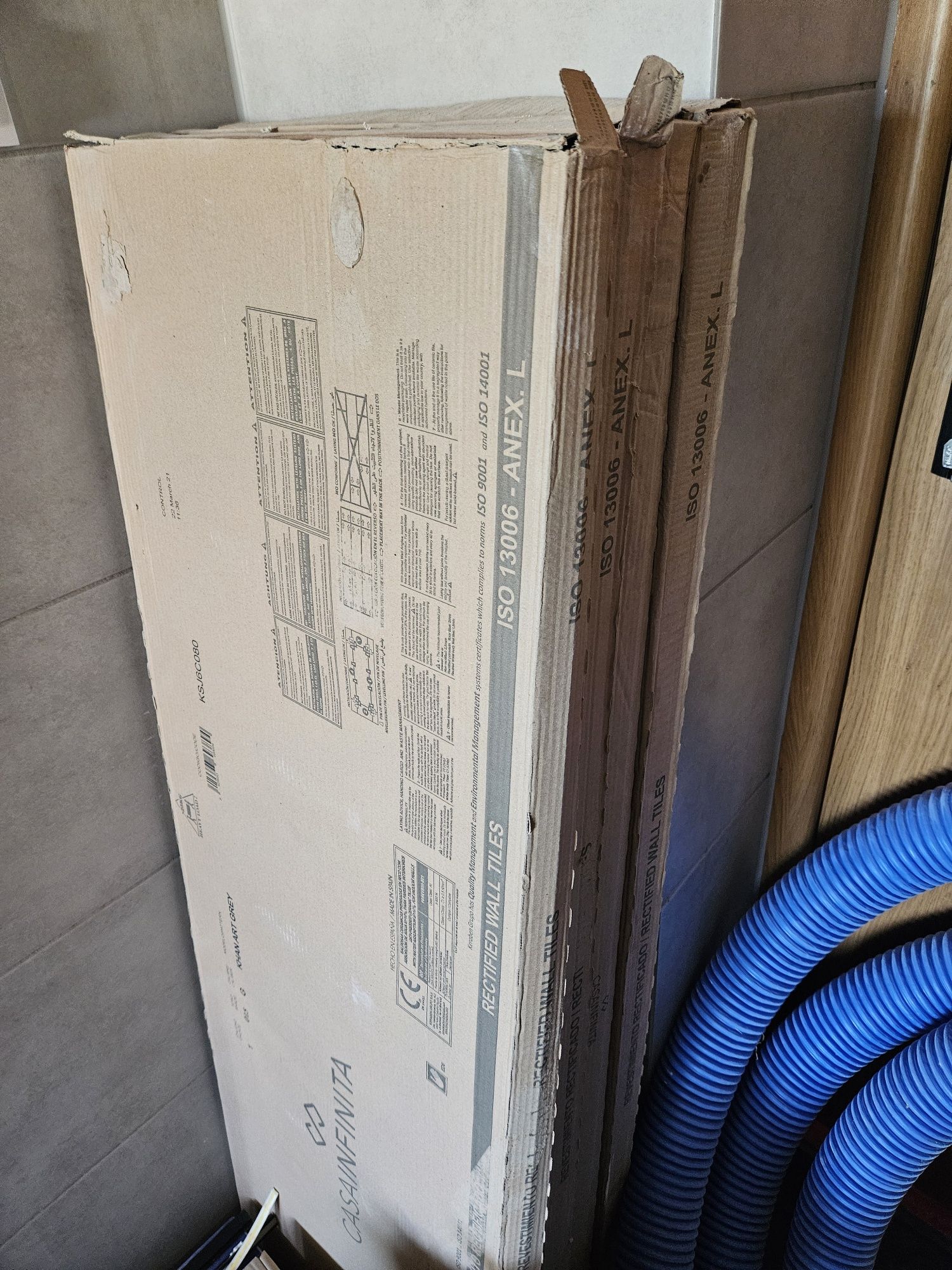 Ibero Casainfinita Khan Art Grey płytki ścienne 40x120 dekoracyjne 4op