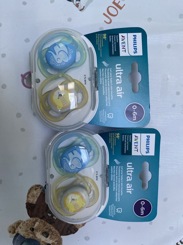 Philips Avent smoczki ultra air 0-6  ortodontyczne 2 opakowania