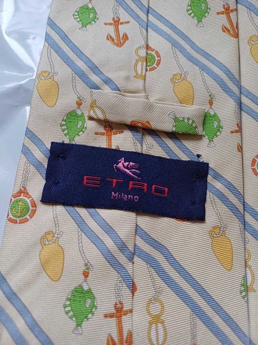 Etro Milano jedwabny krawat