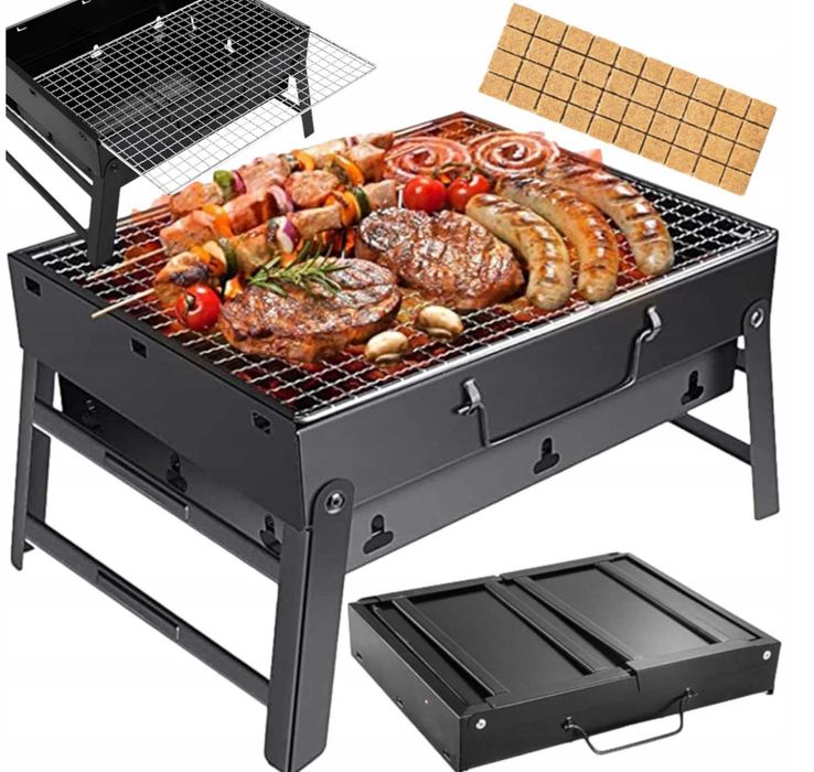 Grill Walizka Składany Przenośny Kompaktowy NOWY!