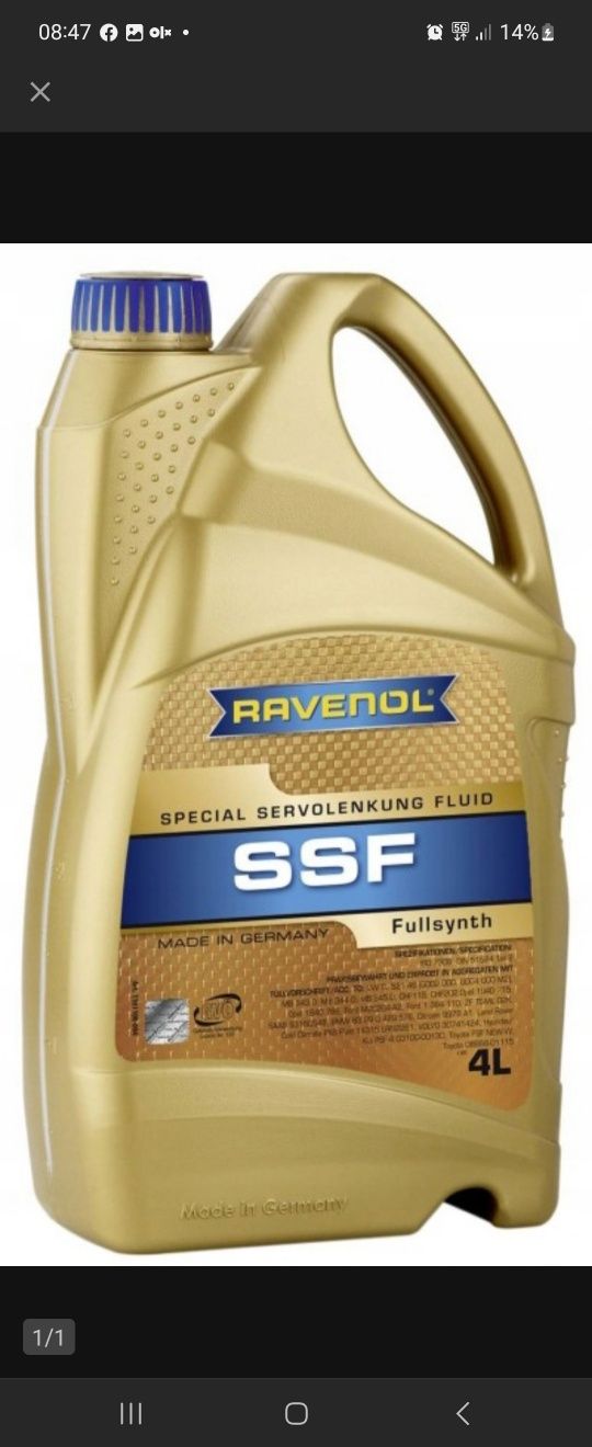 Ravenol SSF Olej do wspomagania 5L