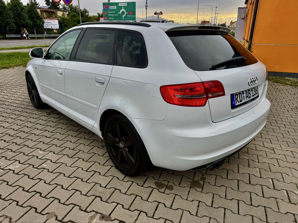 Audi A3 8P Lift 1.4 Benzyna Biała Stan BDB Przygotowana do Rejestracji