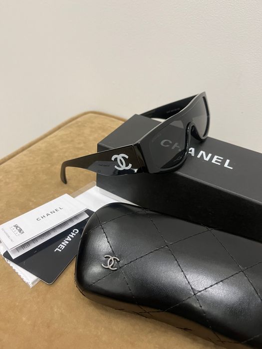 Chanel okulary przeciwsłoneczne czarne