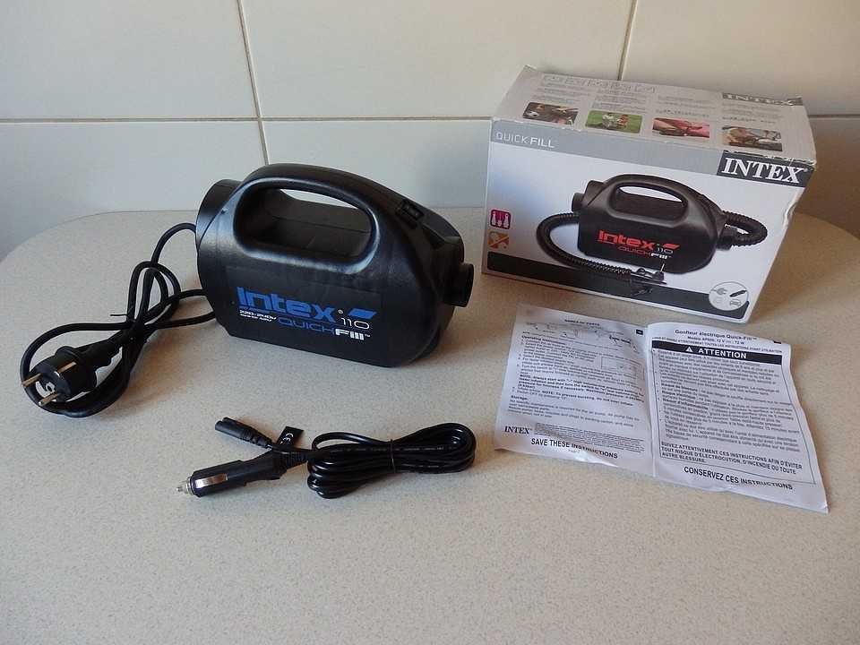 Pompka elektryczna do materaca, pontonu 12/240V Intex