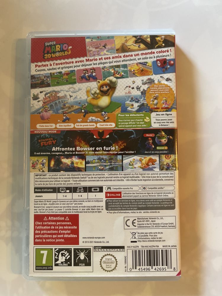 Super mario 3D world + bowsers fury switch