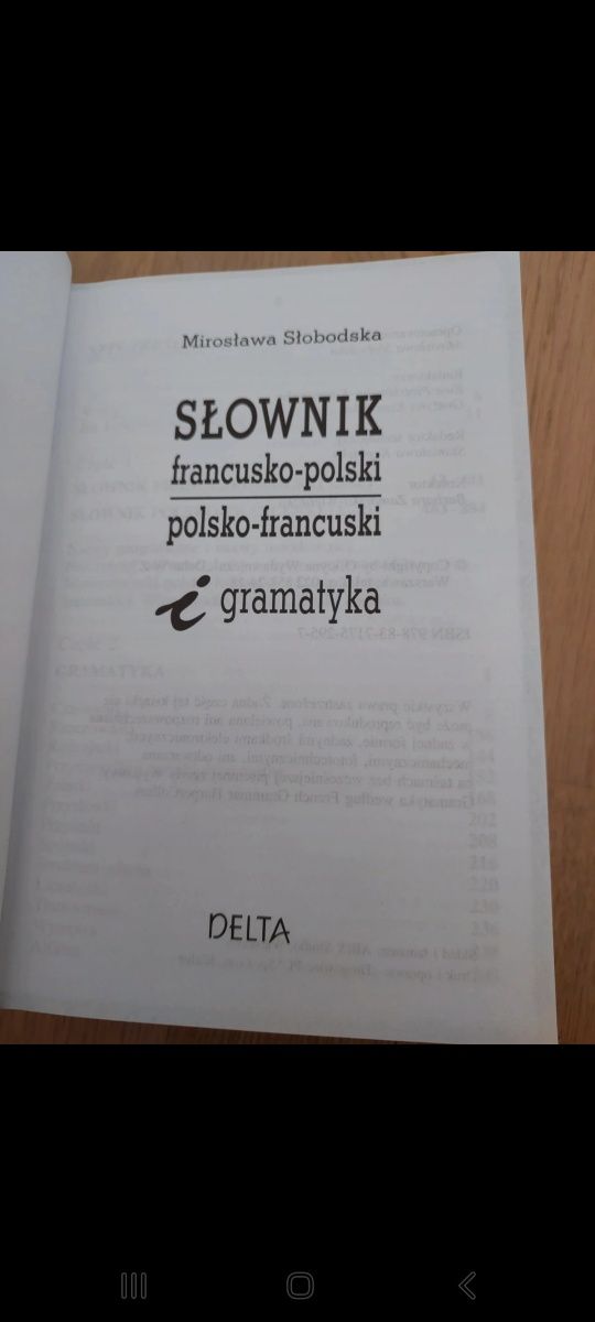 Słownik polsko francuski