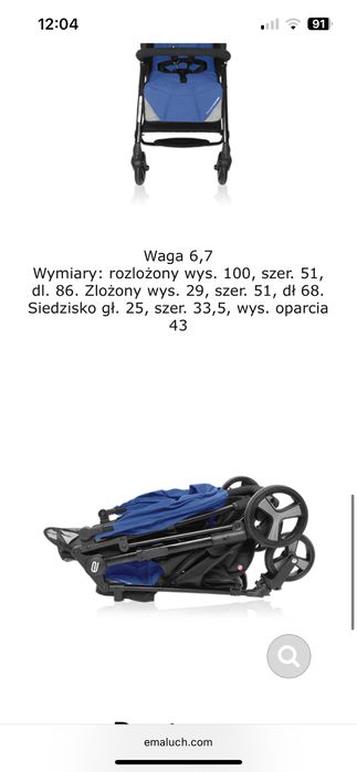 Espiro SHINE wózek spacerowy, lekki, kompaktowy