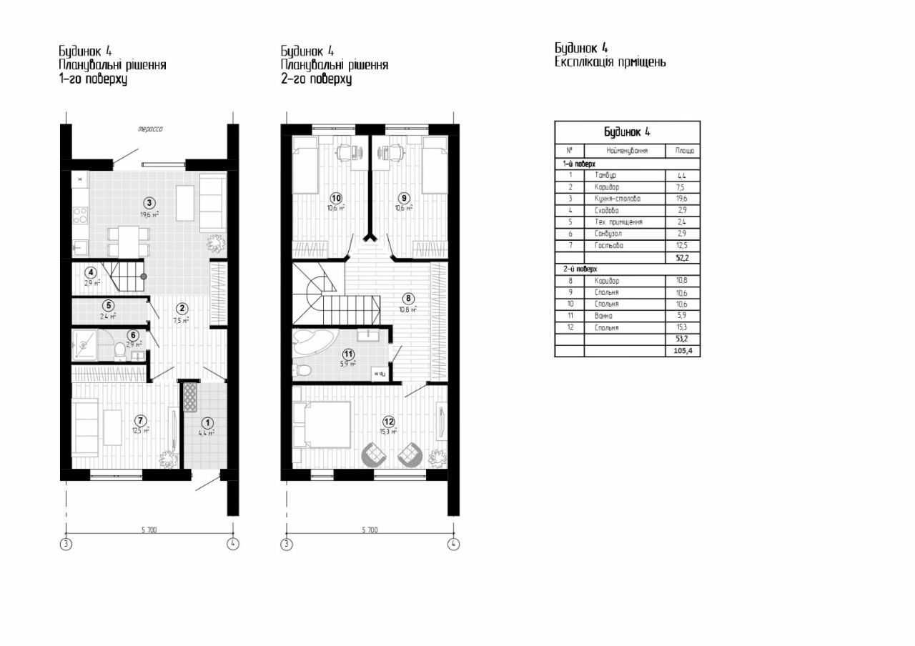 АКЦІЙНА ПРОПОЗИЦІЯ!!! Таунхаус 105м2, Троєщина, Погреби. 3км від Києва