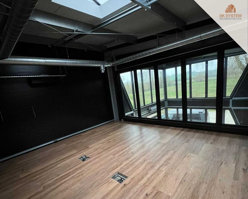 Hala 360 m2 stalowa magazyn warsztat płyta konstrukcja SK SYSTEM
