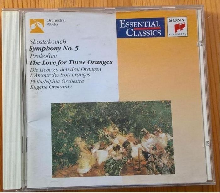 Schostakovitch - Sinfª 5/Prokofiev - 3 Laranjas CD