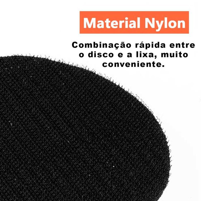 Prato de Suporte de 125mm com Velcro