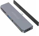 HUB USB-C Dodocool 6w1 USB3,0 HDMI SD/microSD audio 3,5mm