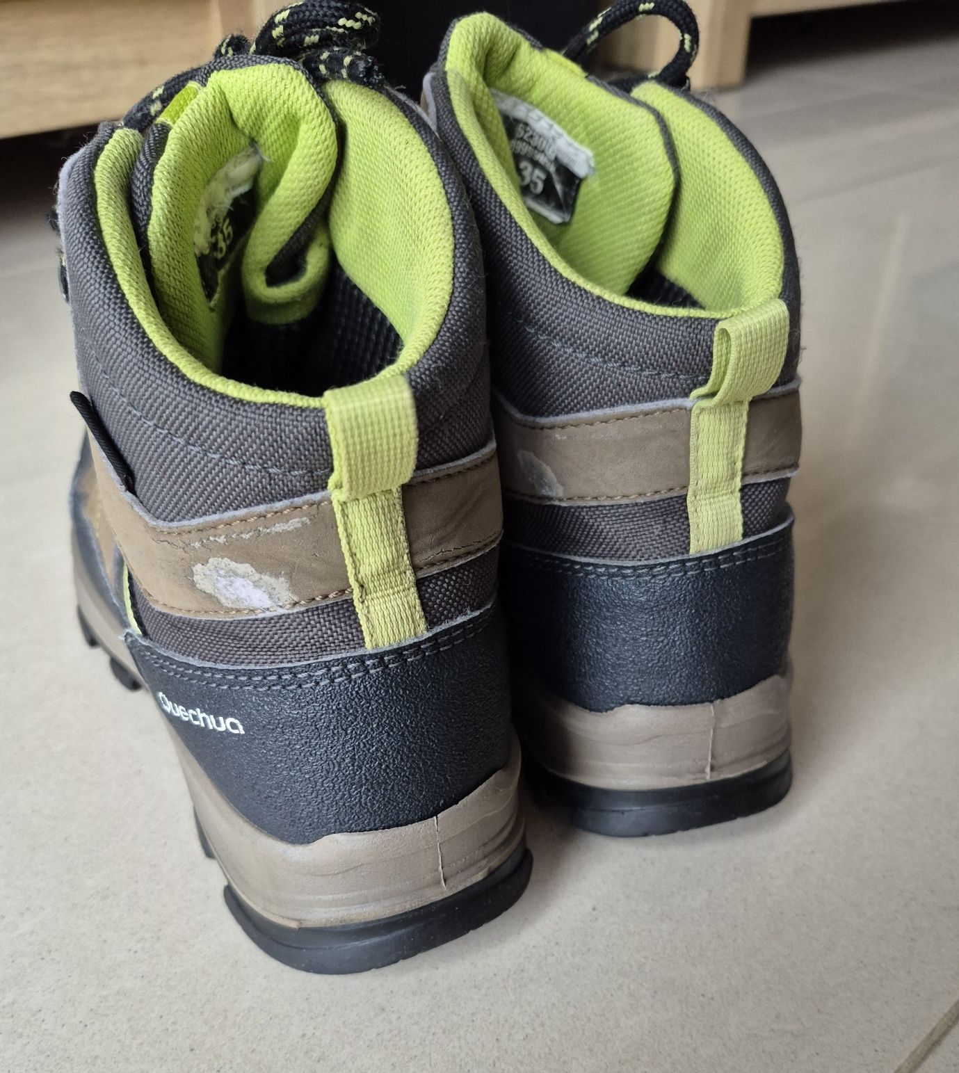 Trapery Quechua 35 buty zimowe