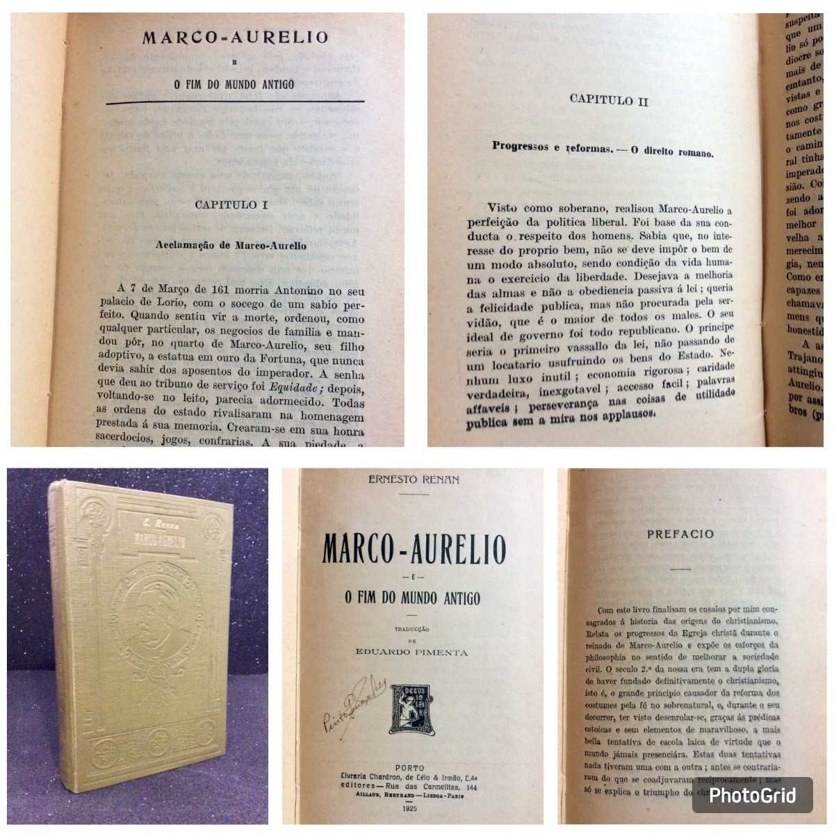 Ernesto Renan. Marco - Aurélio e fim do mundo antigo, 1925