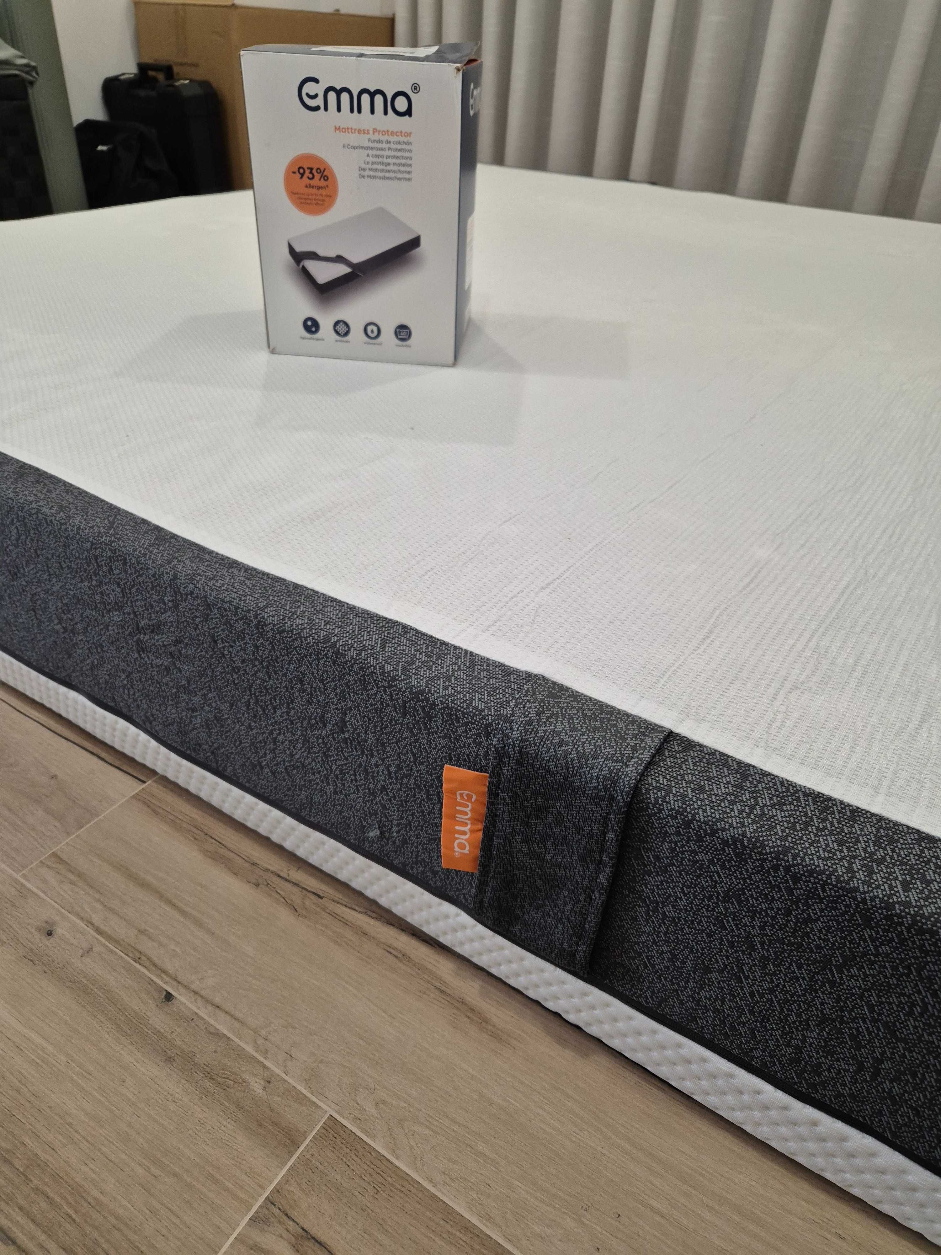 Colchão Emma Hybrid plus 200cmx200cm + capa protetora
