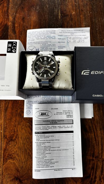 Zegarek solarny CASIO EDIFICE ECB-2000DC-1AEF