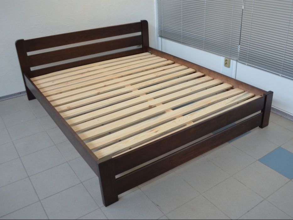 Кровать деревянная/Ліжко Дерев'яне Річ 140х200см Двоспальне