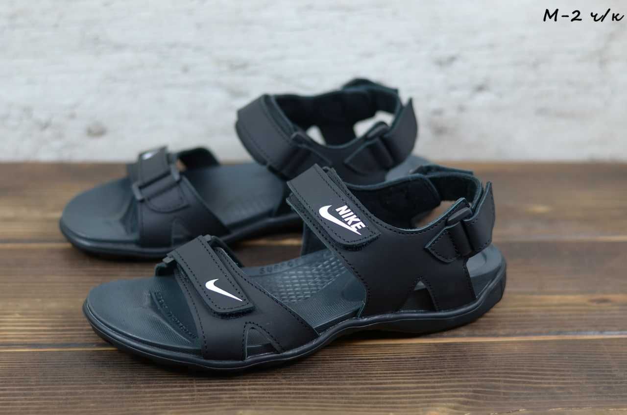 ХИТ Мужские сандалии Nike кожаные босоножки лето море чоловічі сандалі