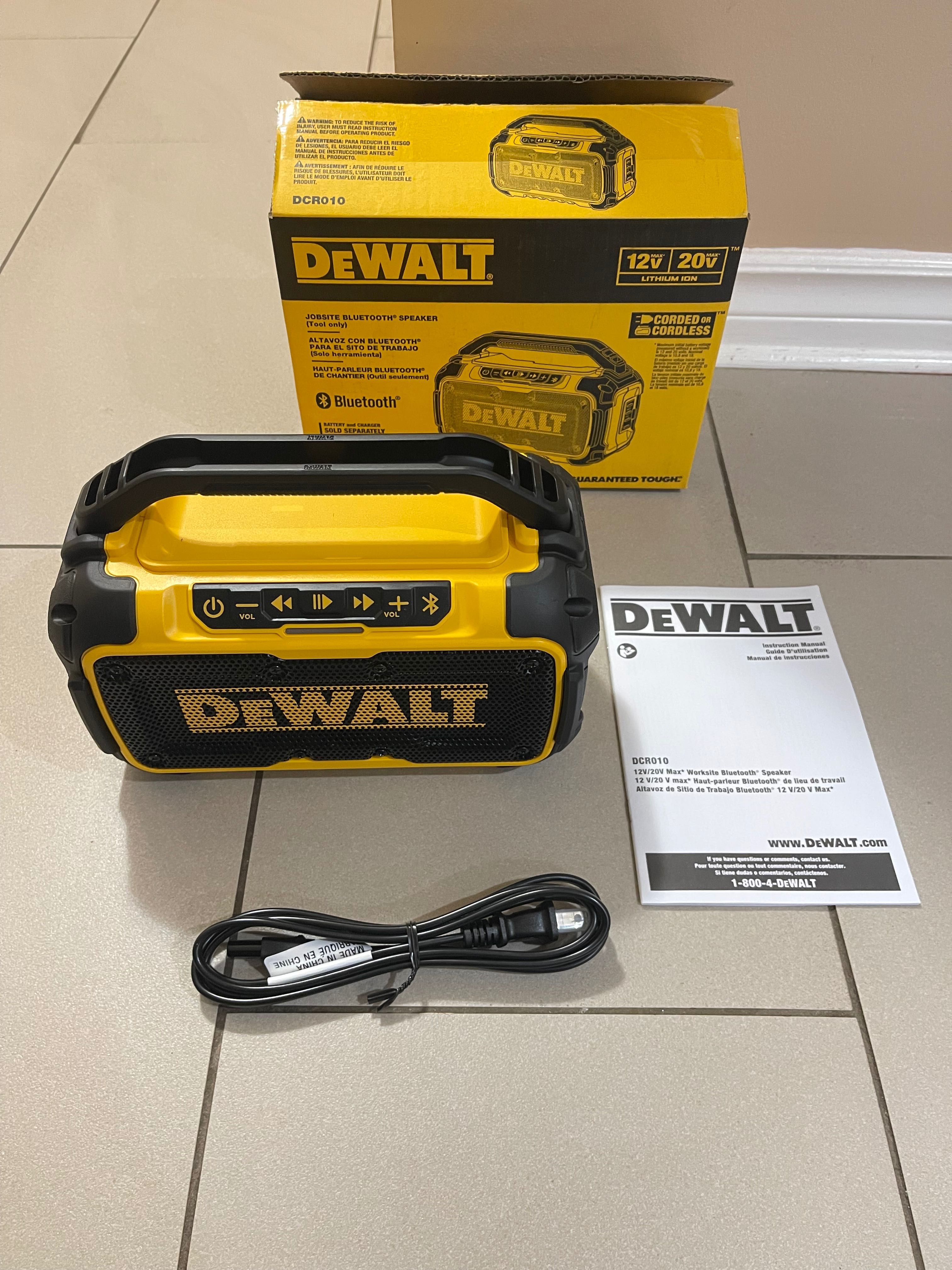 Dewalt  coluna de son