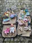 Vários brinquedos para bebe