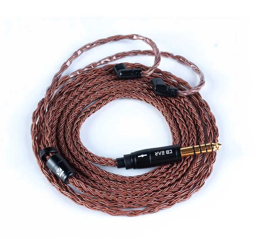 KBear 16 Rdzeni Czysta Miedź 4.4mm/3.5mm MMCX,QDC,0.78