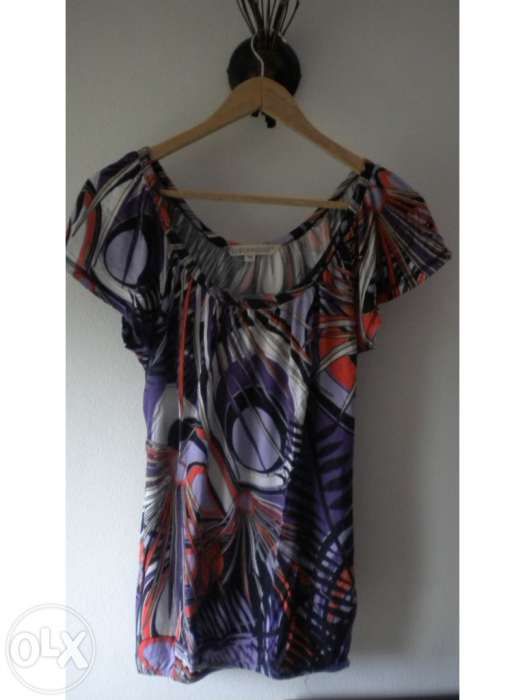 Top roxo/laranja M/L + OFERTA à escolha