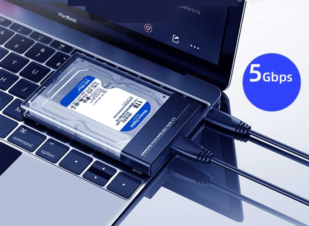 SATA для HDD 2.5" Внешний карман Deepfox USB 3.0 HD25-SU3 Original