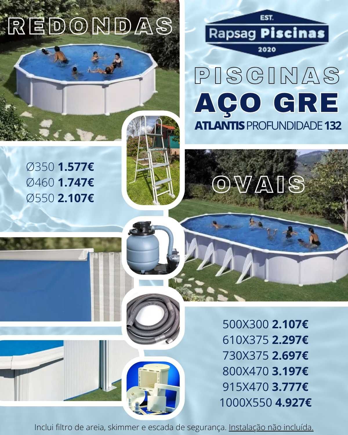 Piscinas RAPSAGPISCINAS.pt desde