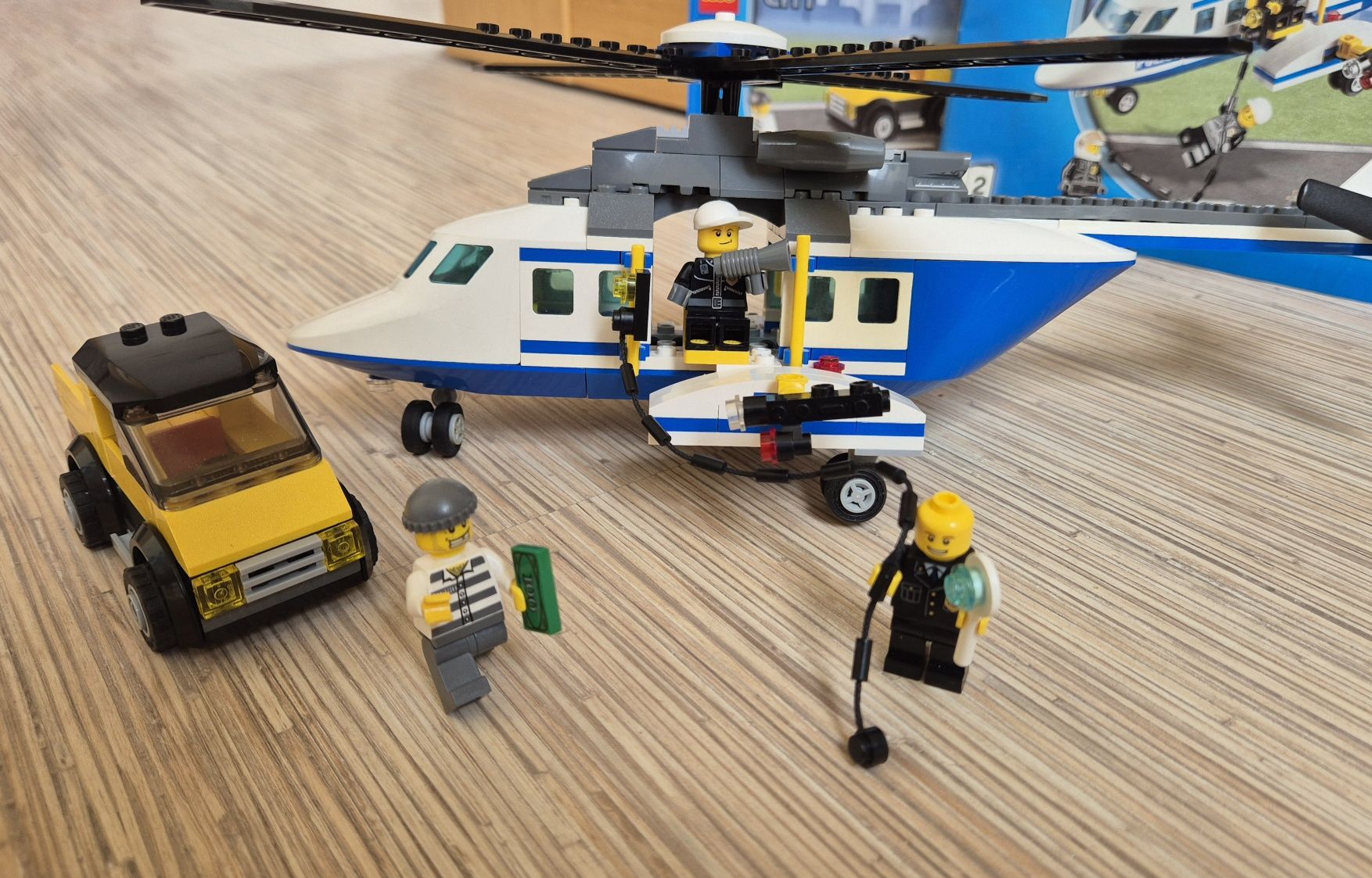 Lego City helikopter policyjny policja złodziej 3658