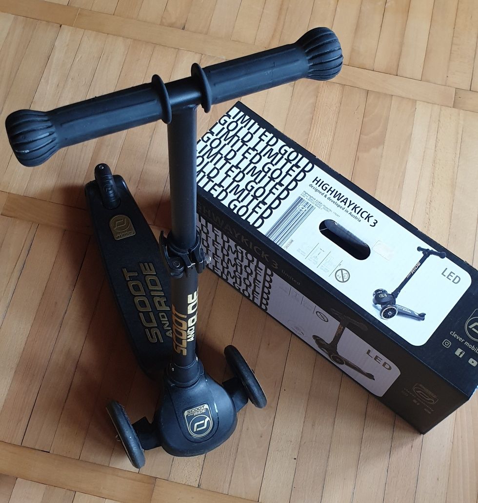 Hulajnoga scoot and ride highwaykick 3 led 3-6 lat