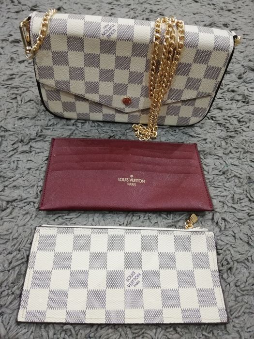 Piękne torebki klasyka  styl komlet 3w1 Louis Vuitton