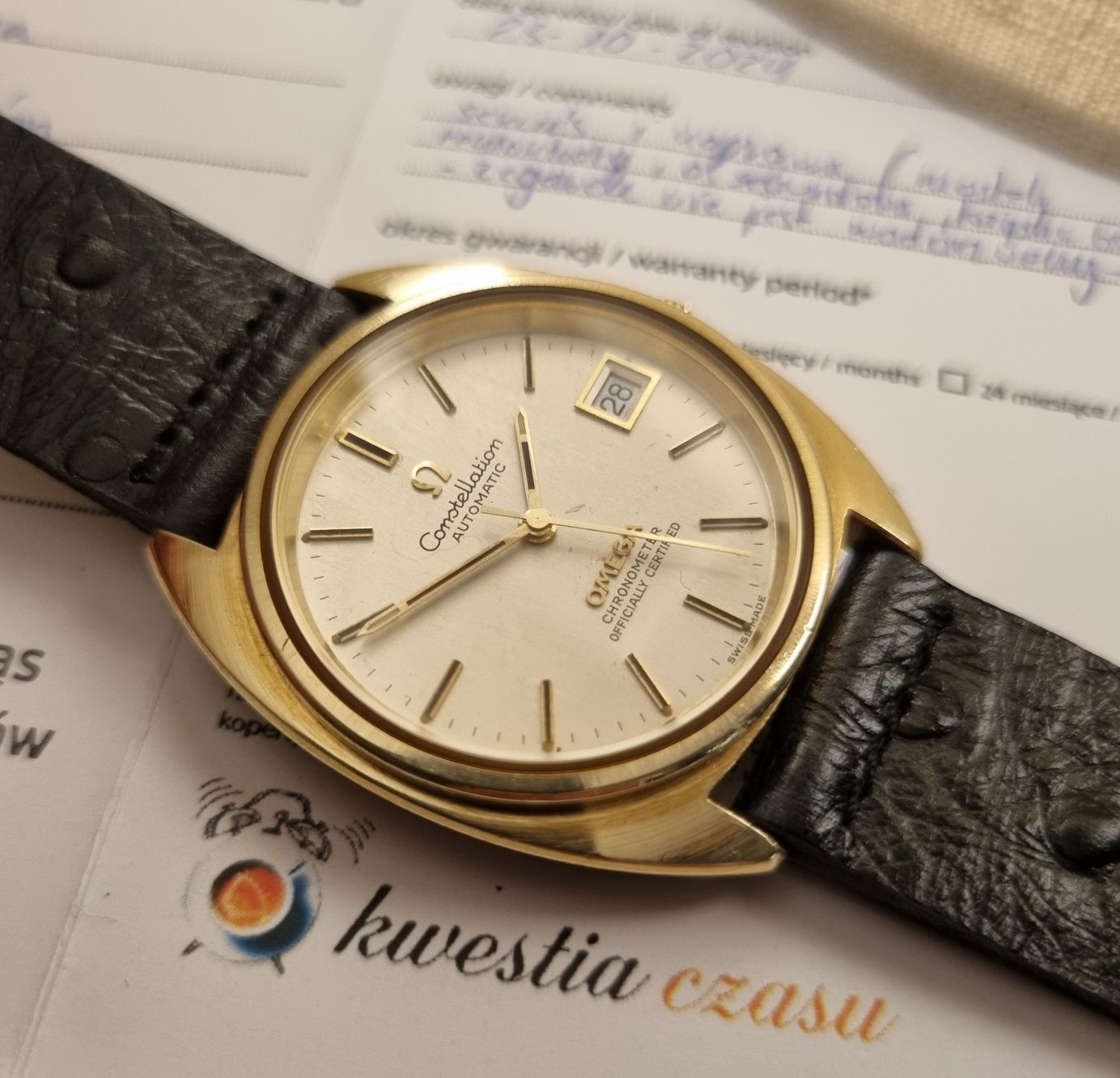 Zegarek Męski Omega C-Shape Constellation 35 mm Automatic lata 1971