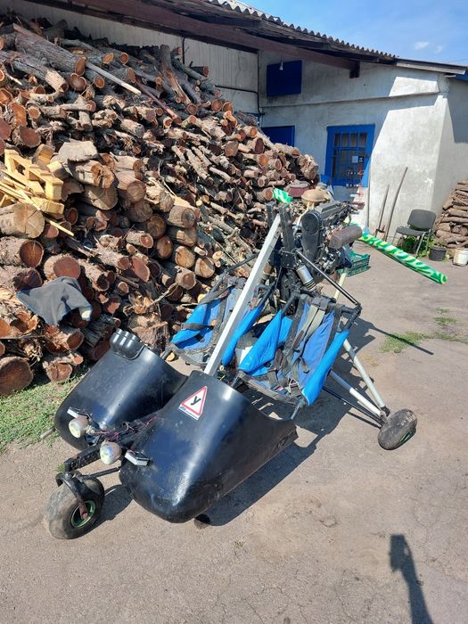 Мотодельтоплан (телега)