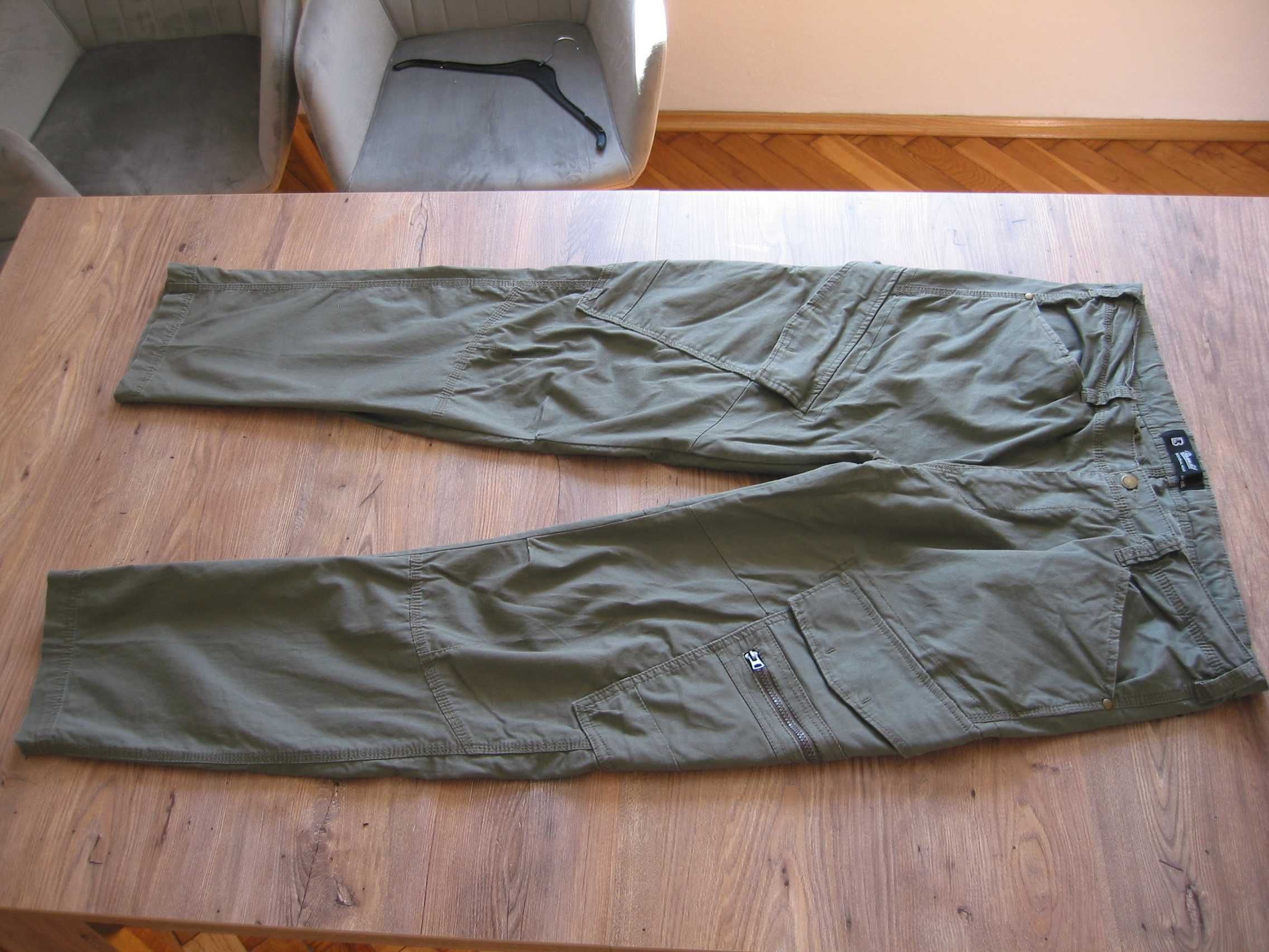 Spodnie BRANDIT Adven Slim Fit Trousers Oliv XXL