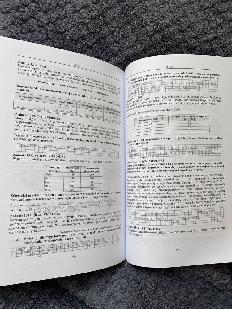 Biologia Zbiór Zadań Witowski cz. 1 i 2