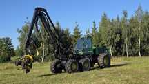 John deere 1470d Harvester, kombajn zrywkowy, maszyna leśna