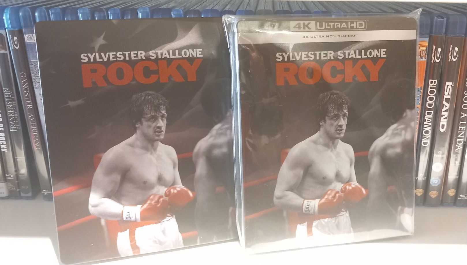 Rocky 4k e blu-ray steelbook