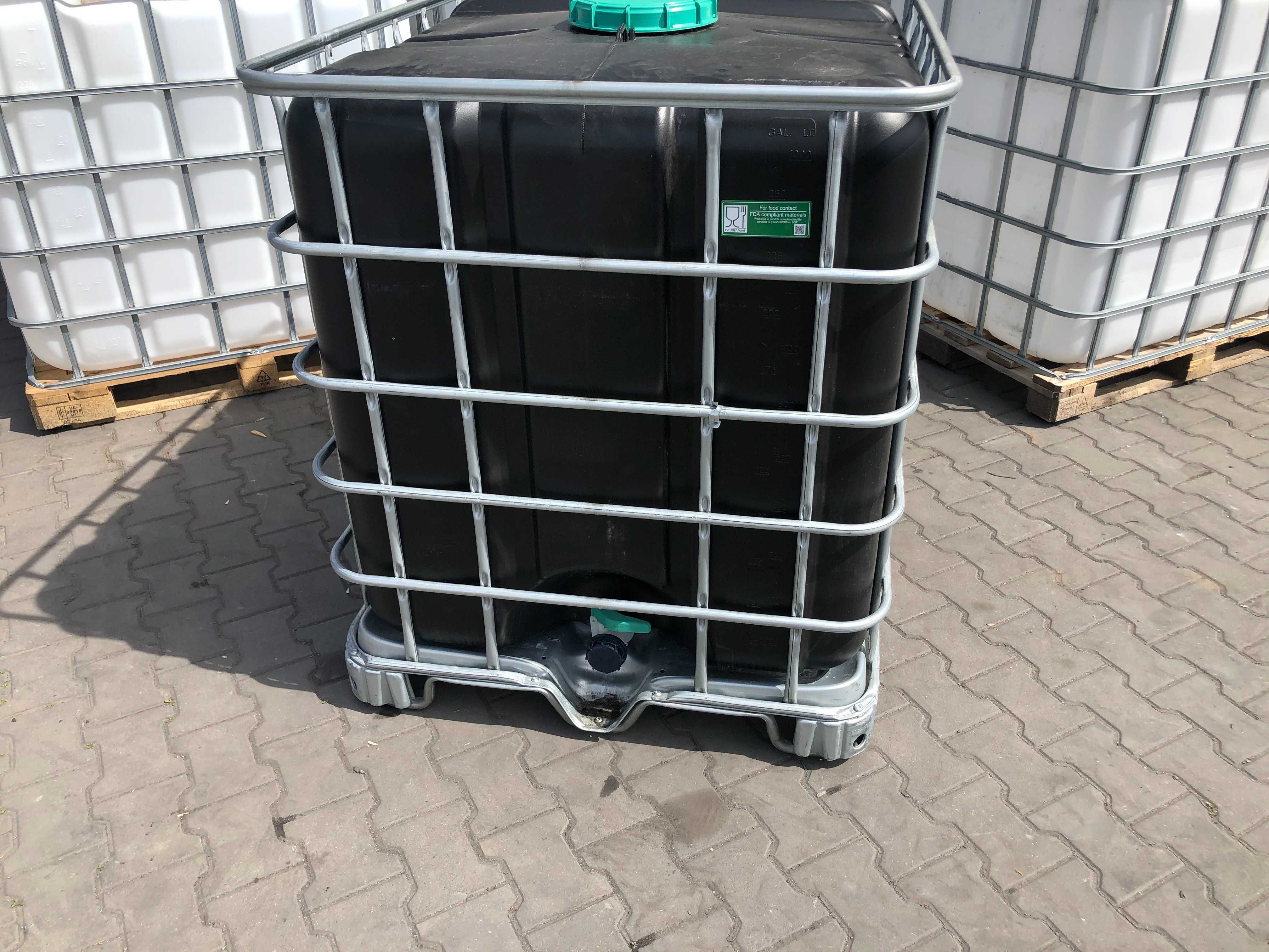 ZBIORNIK regenerowany 1000 l Mauzer, IBC PO SPOŻYWCE - olej kokosowy
