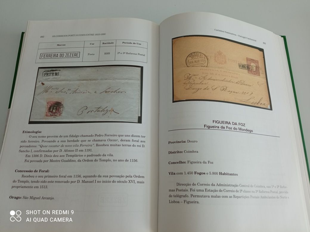 Os correios portugueses 1853/1900 - Carimbos nominativos e Etimologia