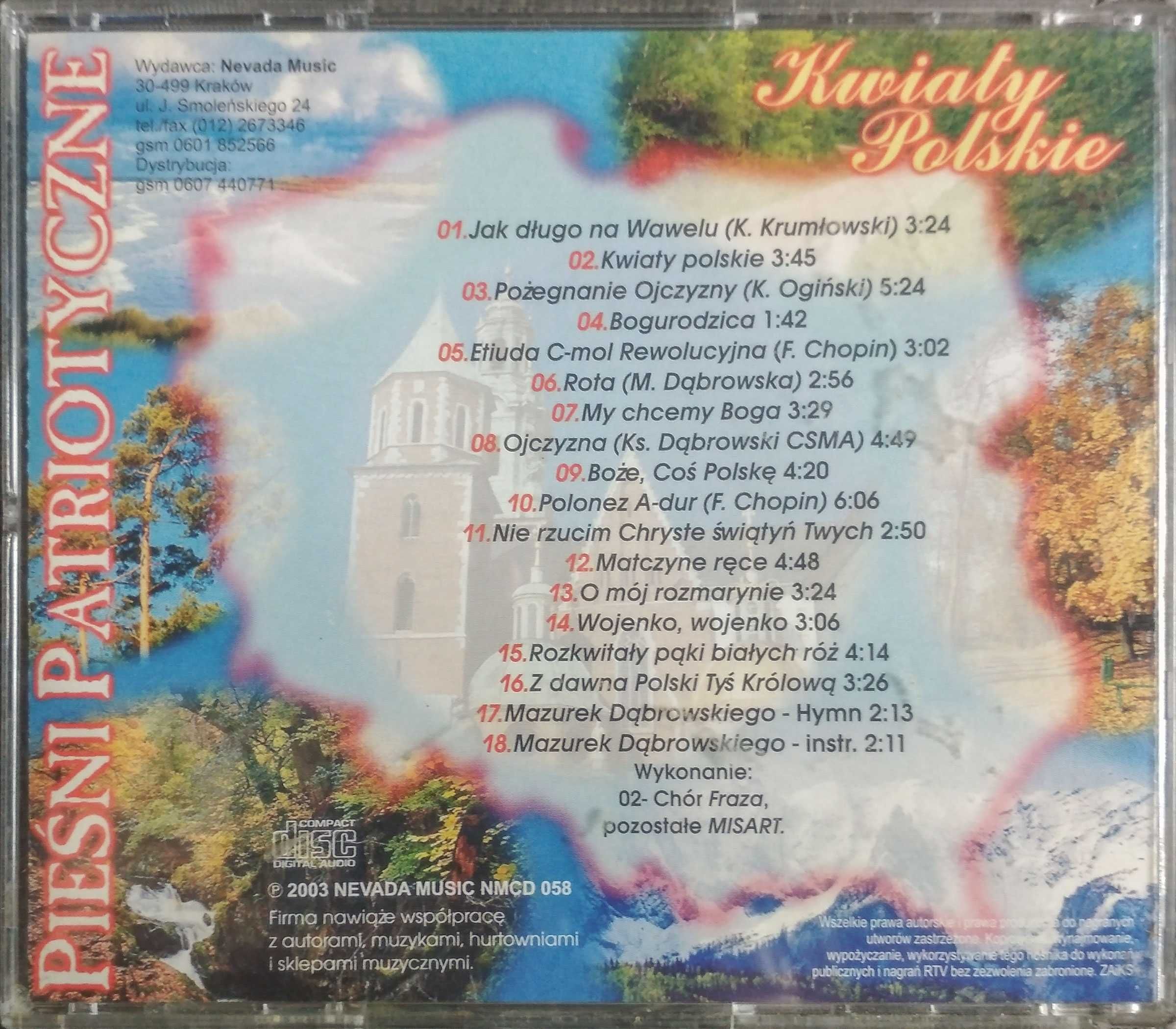 Pieśni patriotyczne - Kwiaty polskie (CD)