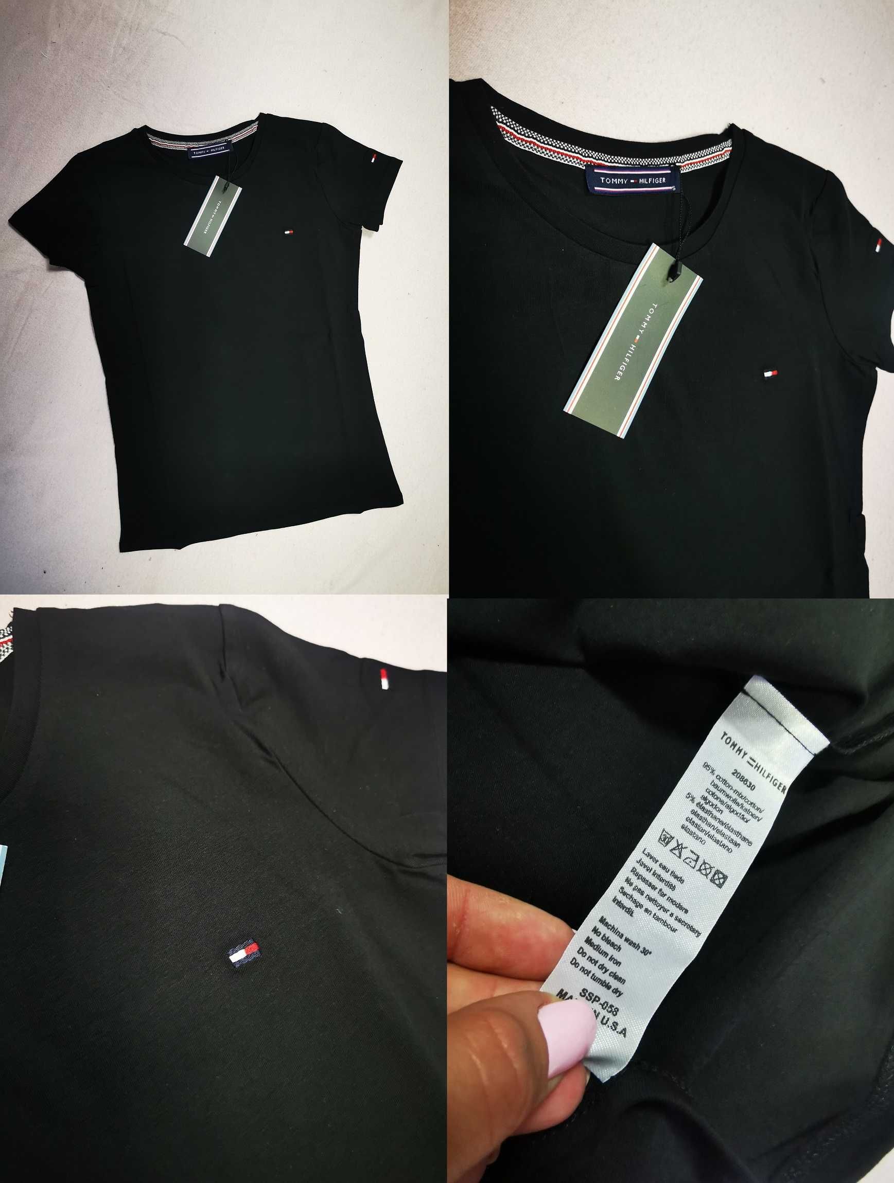 Koszulki damskie mały znaczek Tommy Hilfiger shirt nowość