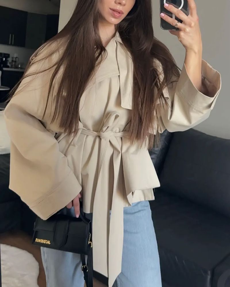 Тренч із паском Zara  бестселер