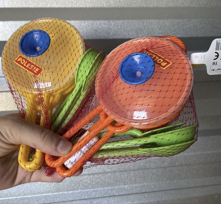 Nowy zestaw garczków i patelni polesie