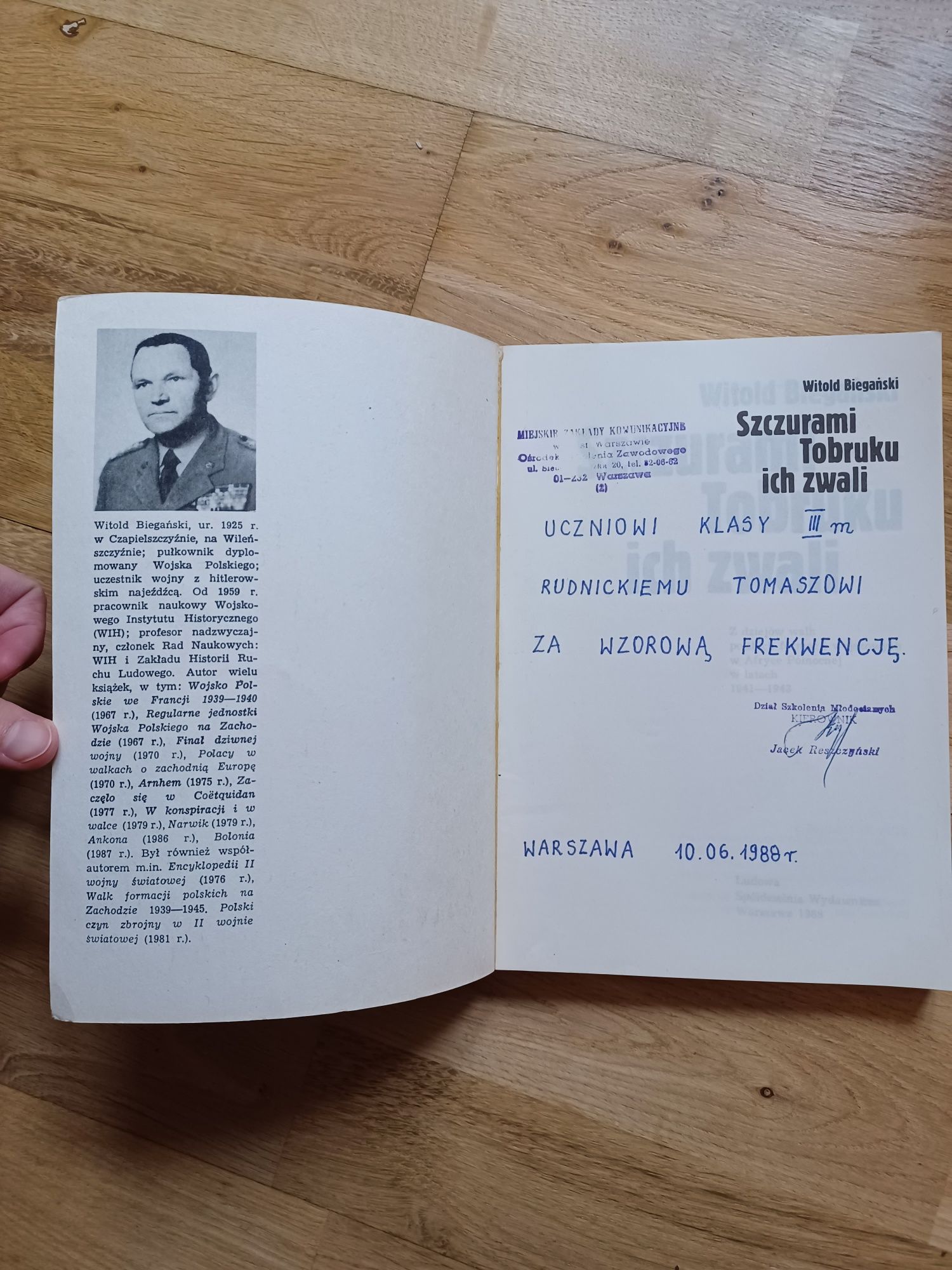 Witold Biegański Szczurami Tobruku ich zwali