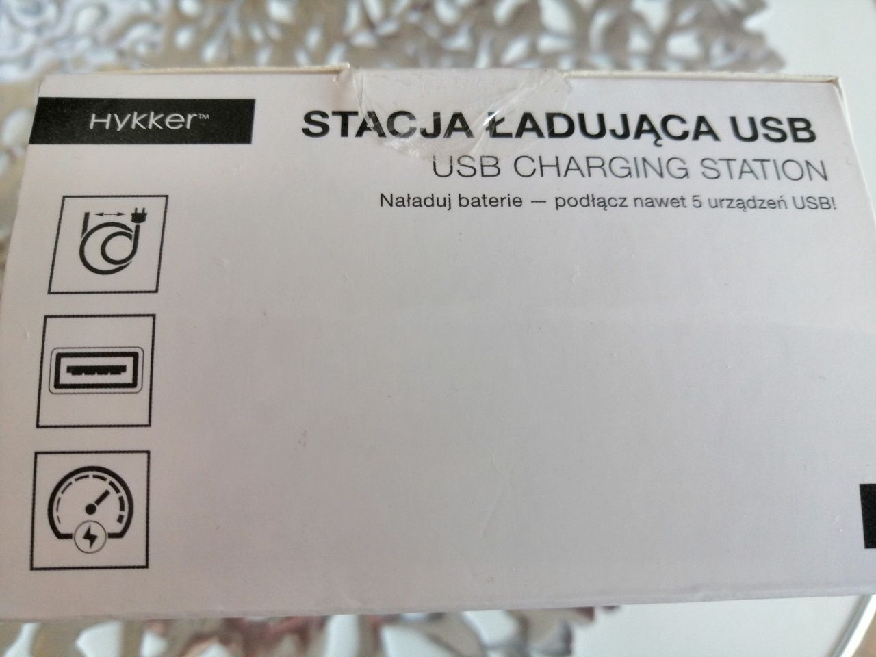 Stacja ładująca USB 5 urządzeń