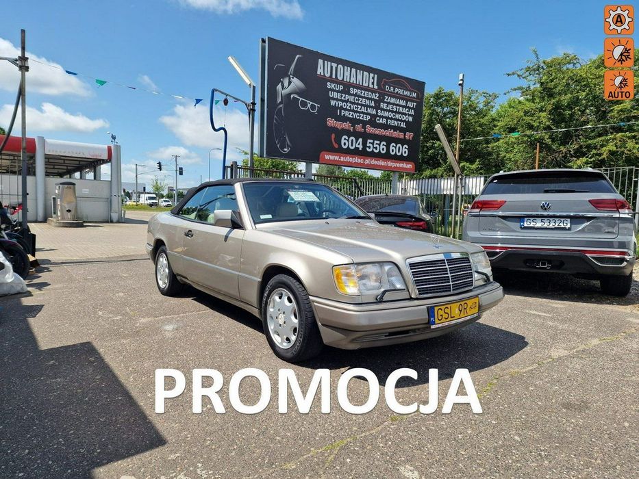 Mercedes-Benz Klasa E A124 E320 3.2 Benzyna 220 KM, Skóra, Klimatyzacja, Alufelgi, CABRIO